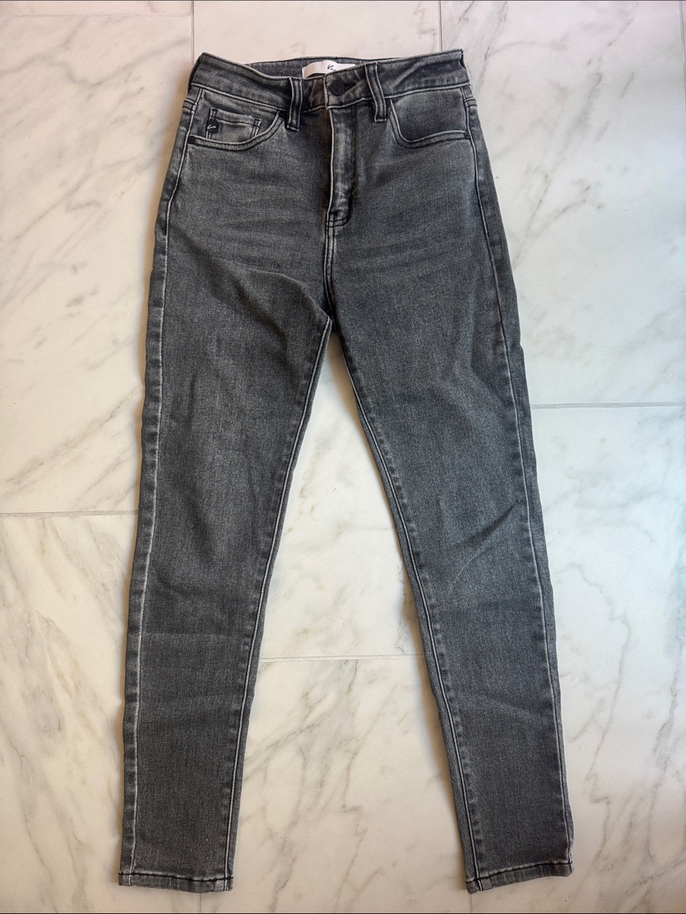 KanCan Stone Grey High-Rise Skinny Jeans